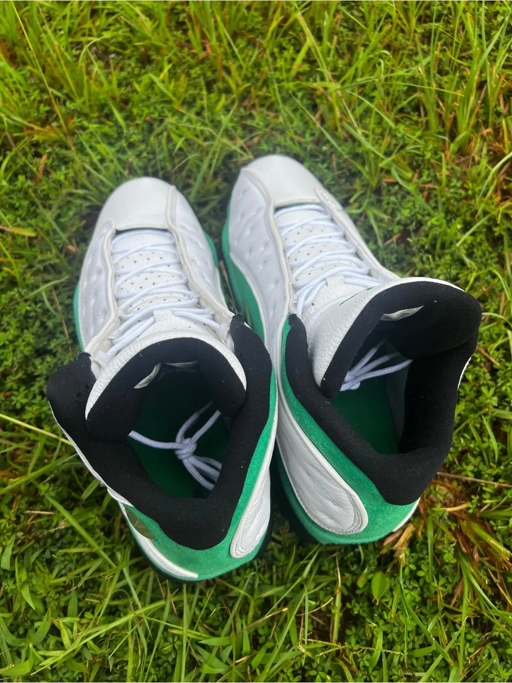 CLEAN Air Jordan 13 XII size 11 Mens Lucky Green shoes